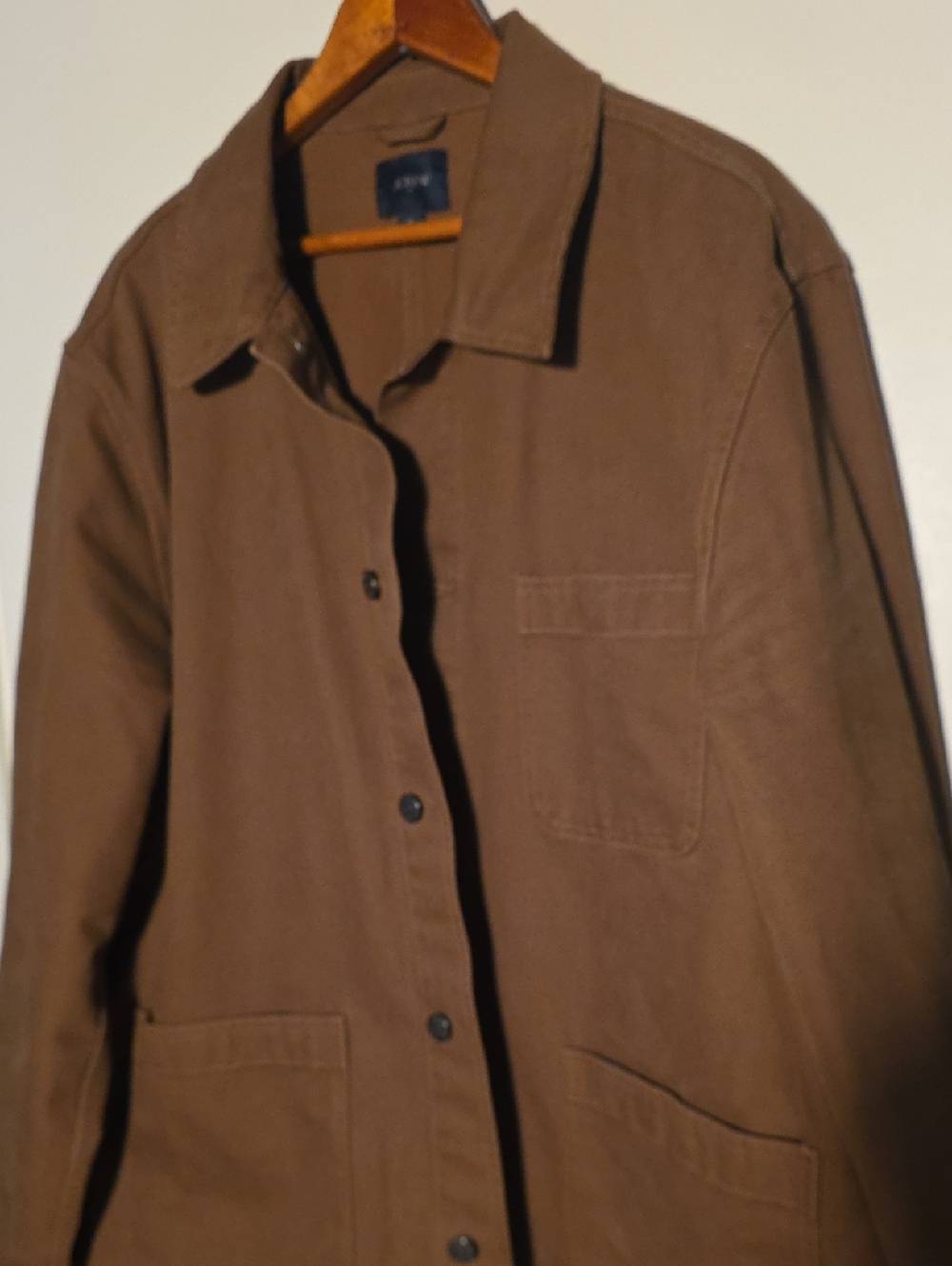 J. Crew Brown Lightweight Chore Jacket, Men’s XL - Picture 3 of 6
